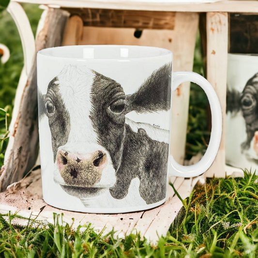 Rosa Cow Jumbo Coffee Mug 14 oz.