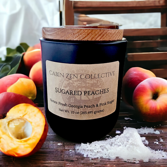 Sugared Peaches Refillable Candle