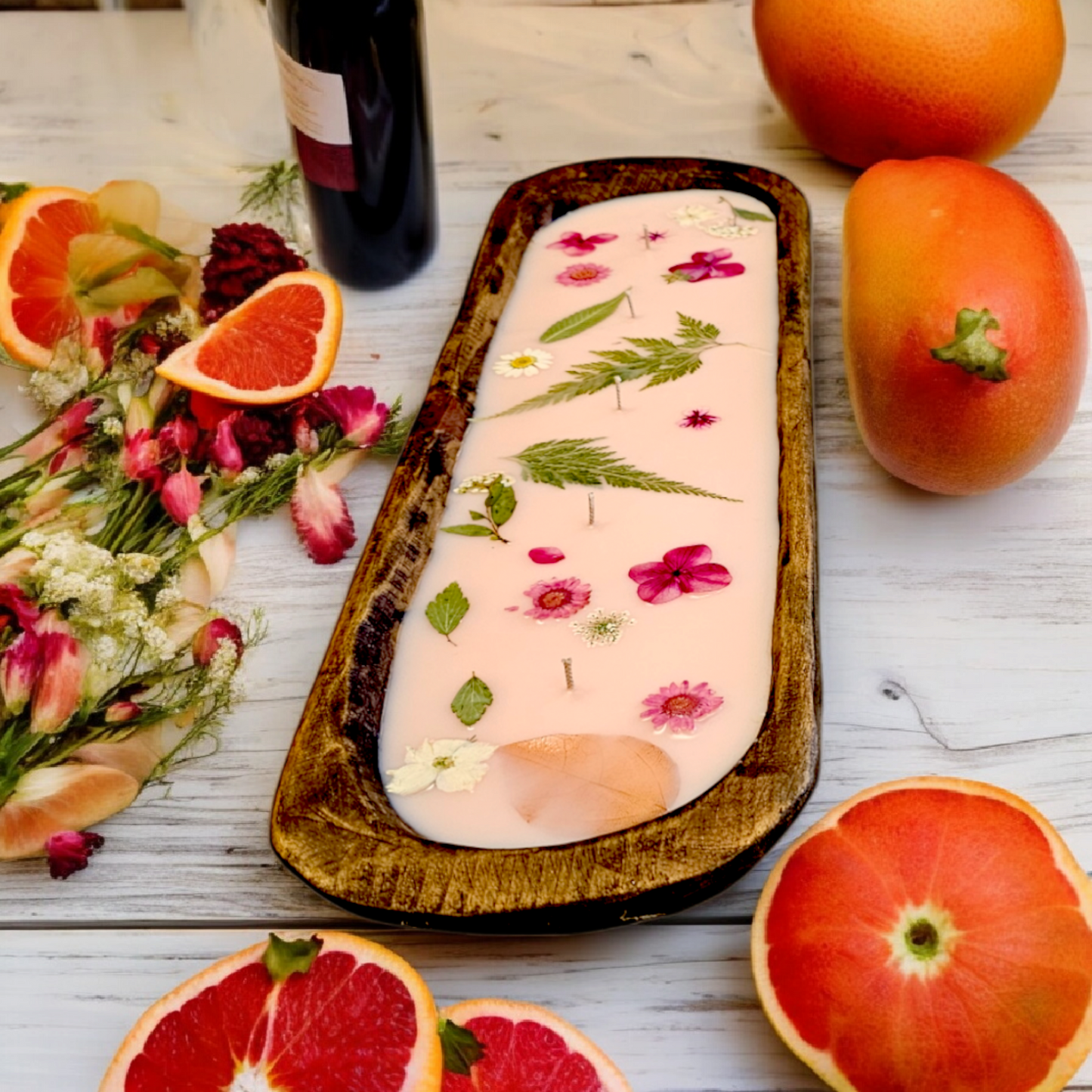 Grapefruit Sangria Baguette Refillable Candle