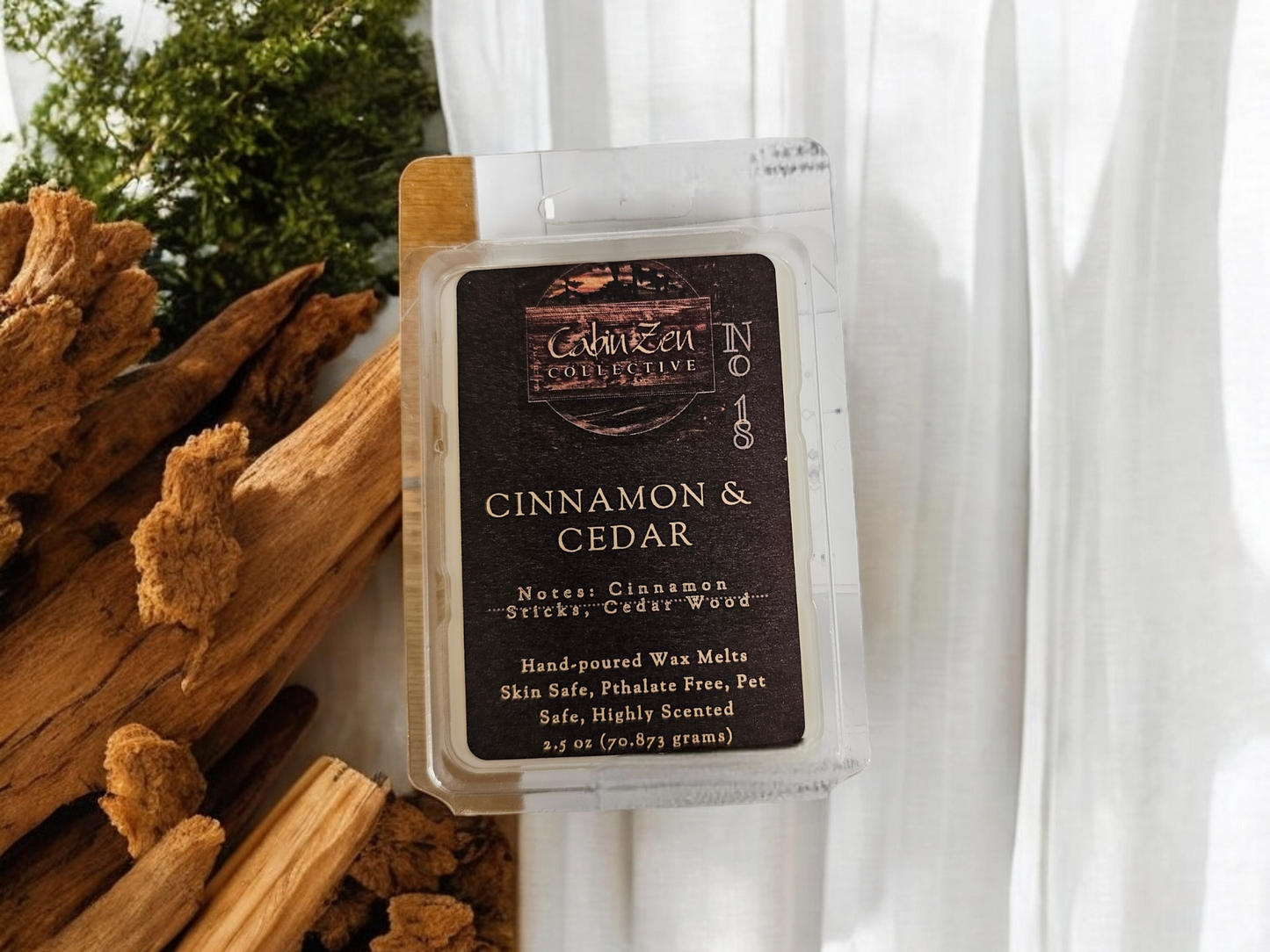 Cinnamon and Cedar Wax Melt