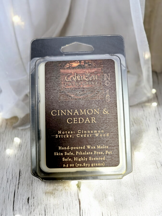 Cinnamon and Cedar Wax Melt