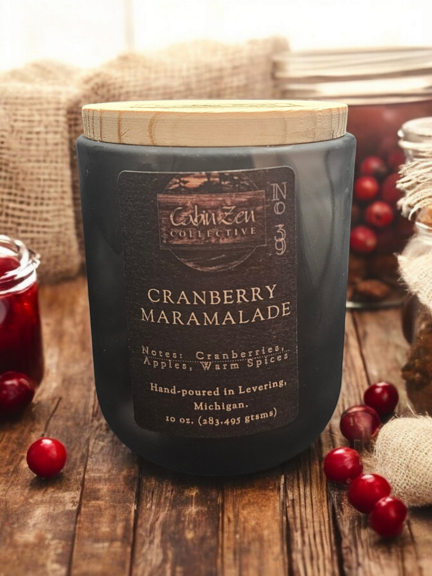 Cranberry Marmalade 10 oz. Candle