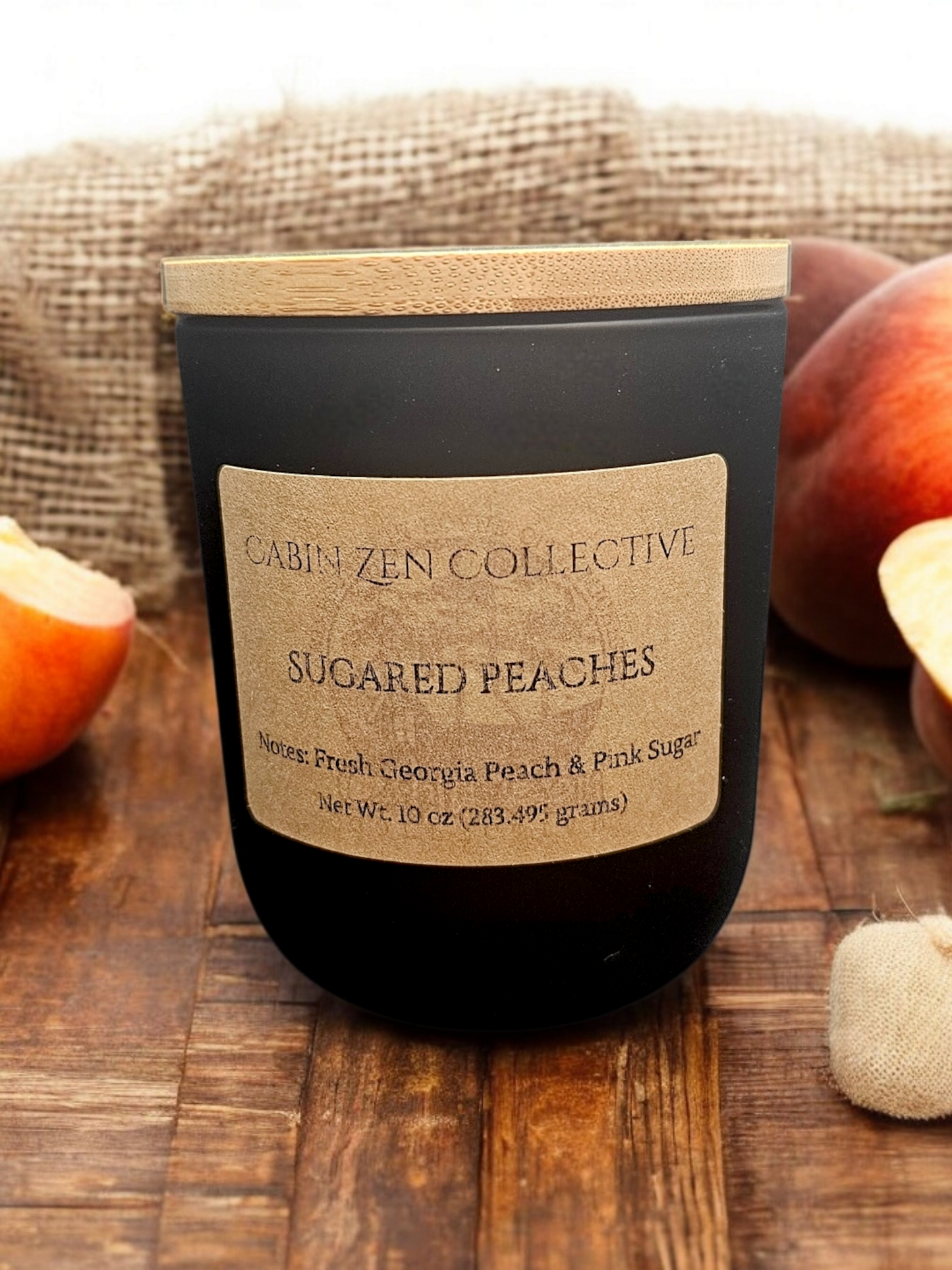 Sugared Peaches 10 oz. Candle