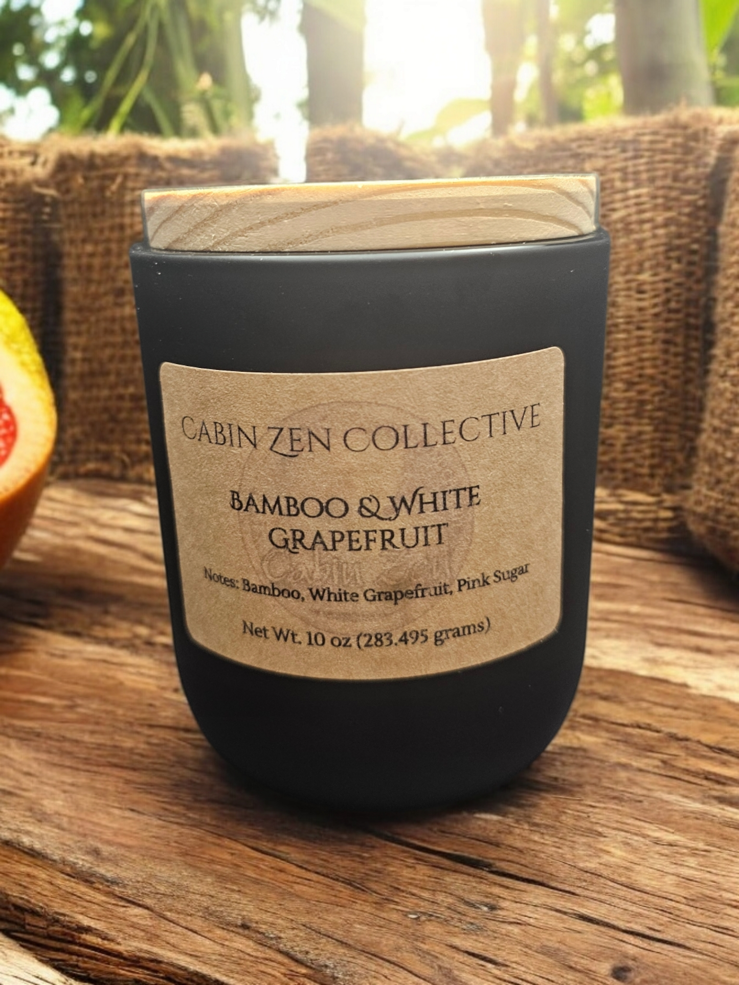 Bamboo & White Grapefruit 10 oz. Candle