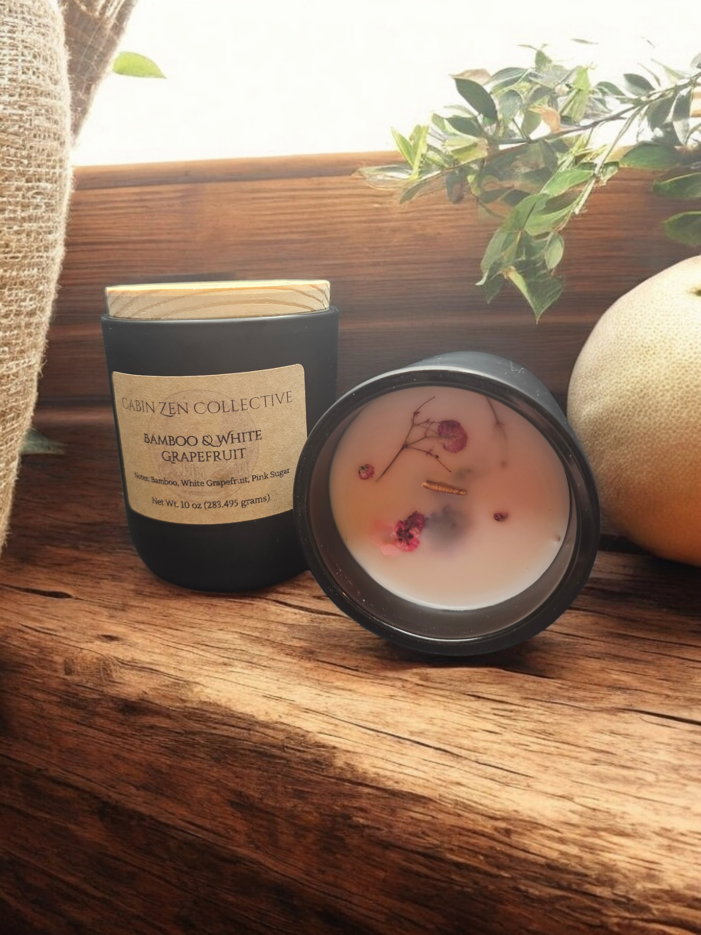 Bamboo & White Grapefruit 10 oz. Candle