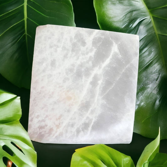 Selenite Healing Crystal Coaster